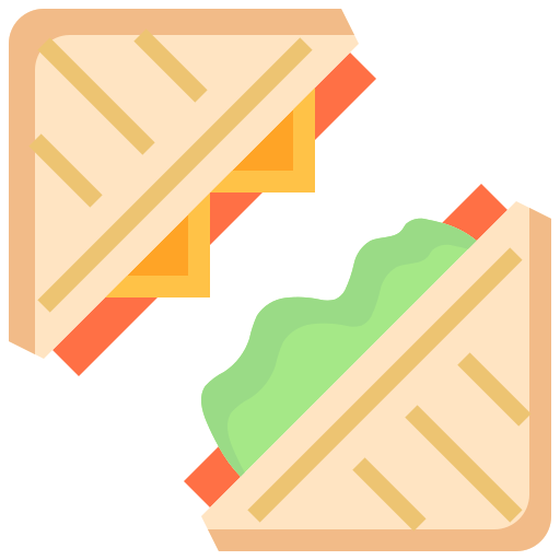Sandwich Justicon Flat icono