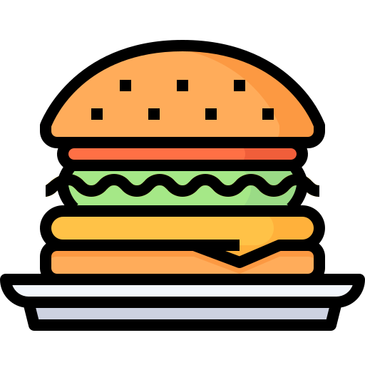 hamburger Justicon Lineal Color icon
