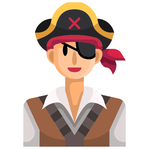 pirat Justicon Flat icon