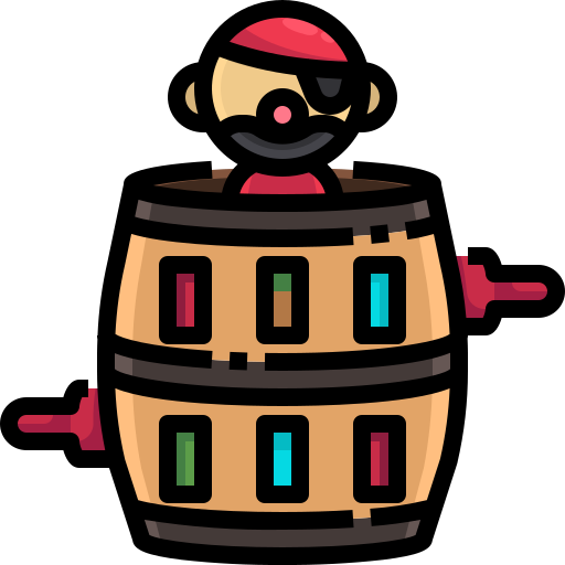 Pirate Justicon Lineal Color icon