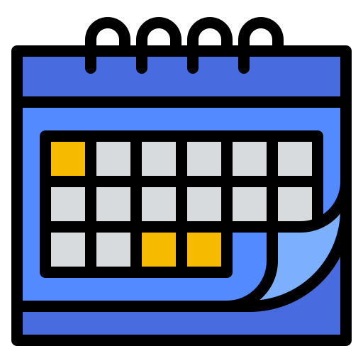 Calendario Ultimatearm Lineal Color icono