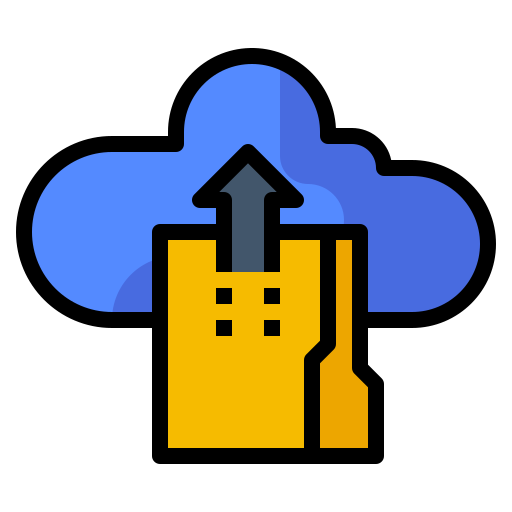 La computación en nube Ultimatearm Lineal Color icono