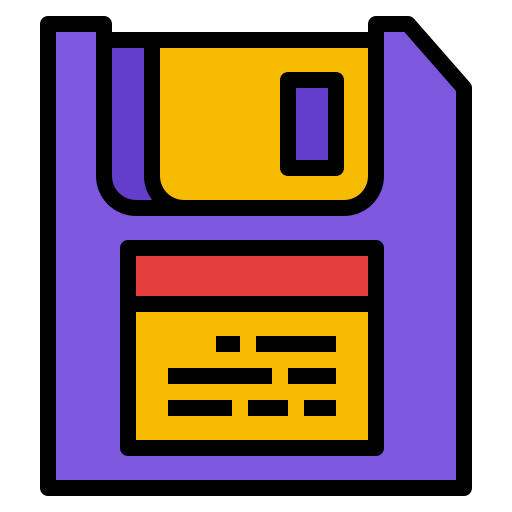 Diskette Ultimatearm Lineal Color icon