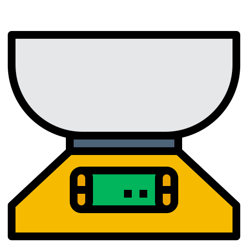 Kitchen scale Ultimatearm Lineal Color icon