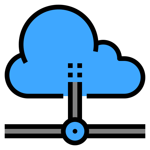 cloud computing Ultimatearm Lineal Color icona