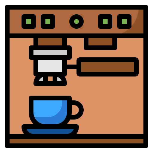 Máquina de café Ultimatearm Lineal Color icono