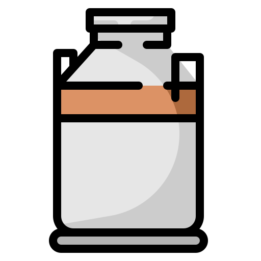 melk tank Ultimatearm Lineal Color icoon