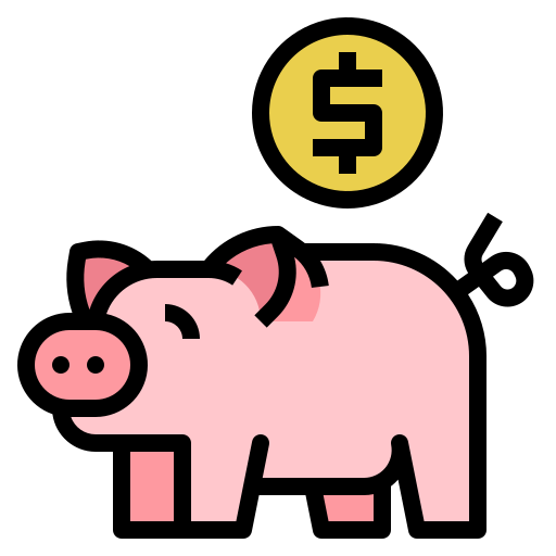 Piggy bank Ultimatearm Lineal Color icon