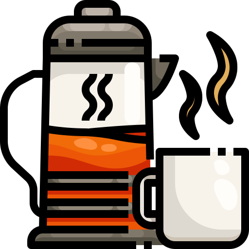 Hot tea Justicon Lineal Color icon