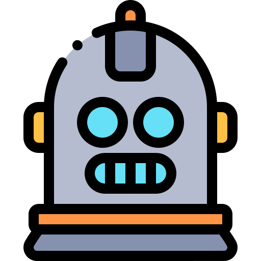 Robot Detailed Rounded Lineal color icon