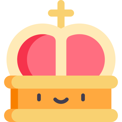 Crown Kawaii Flat icon