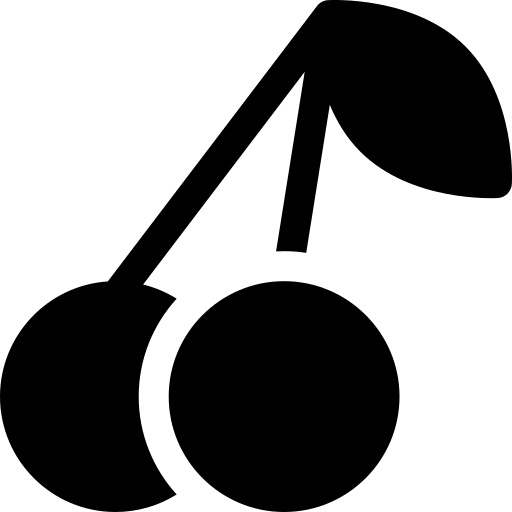 Cerejas Generic Glyph Ícone