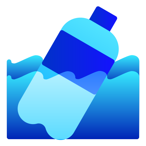 plastikflasche Andinur Flat Gradient icon