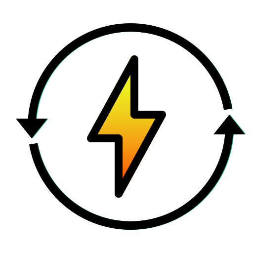 energia odnawialna Andinur Lineal Color Gradient ikona