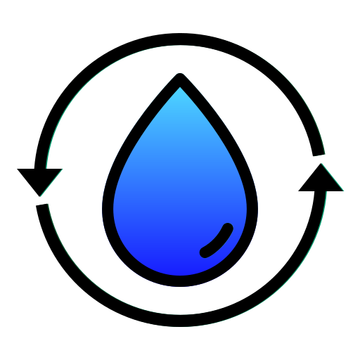 woda Andinur Lineal Color Gradient ikona