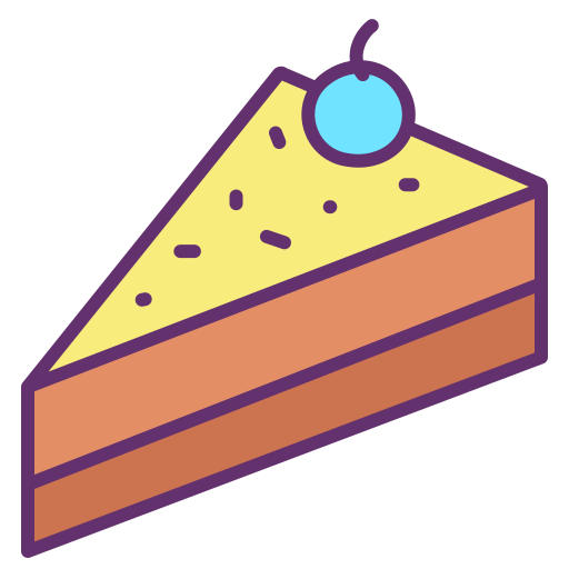 Cake slice Icongeek26 Linear Colour icon