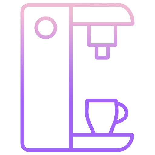 Кофейная чашка Icongeek26 Outline Gradient иконка