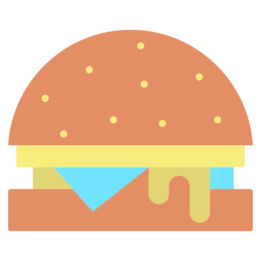 hamburger Icongeek26 Flat icona