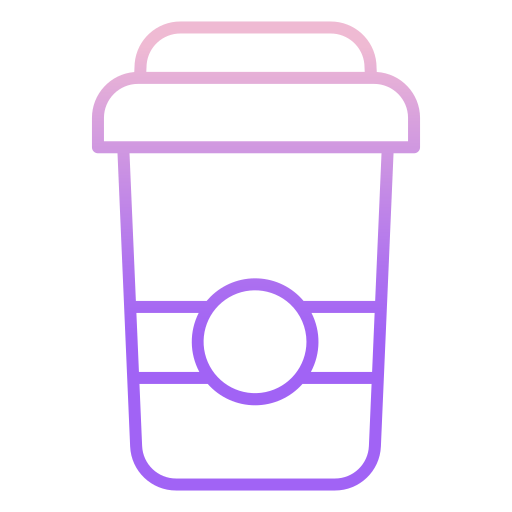 Coffee cup Icongeek26 Outline Gradient icon