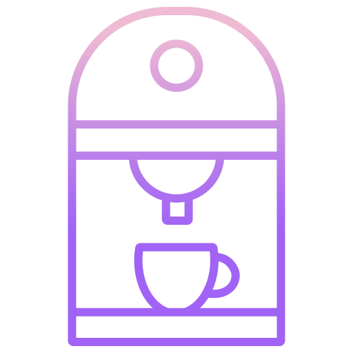 Coffee machine Icongeek26 Outline Gradient icon