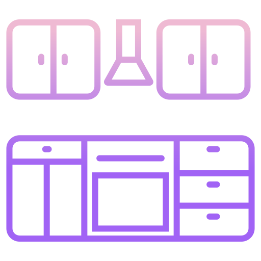 台所 Icongeek26 Outline Gradient icon