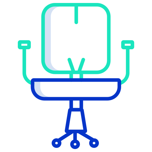 Office chair Icongeek26 Outline Colour icon