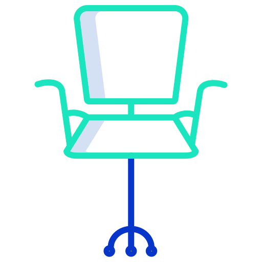 krzesło biurowe Icongeek26 Outline Colour ikona