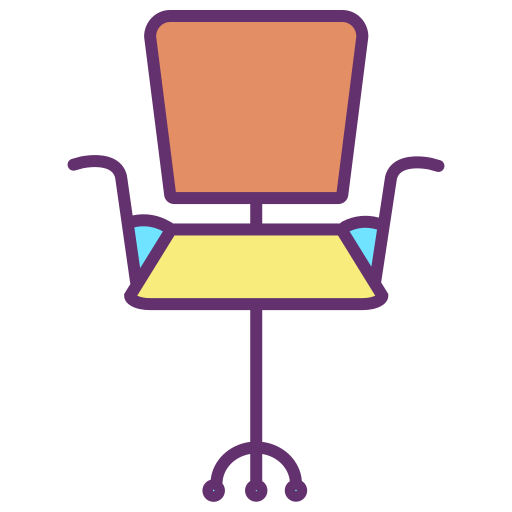 chaise de bureau Icongeek26 Linear Colour Icône