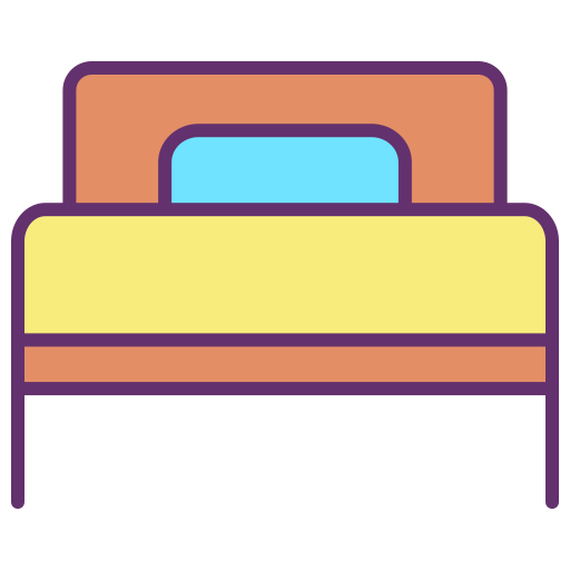 Single bed Icongeek26 Linear Colour icon