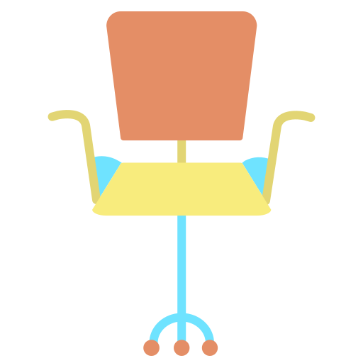 chaise de bureau Icongeek26 Flat Icône