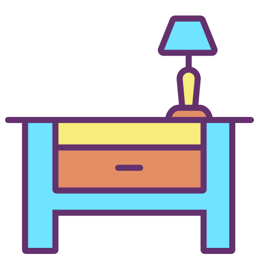 Side table Icongeek26 Linear Colour icon