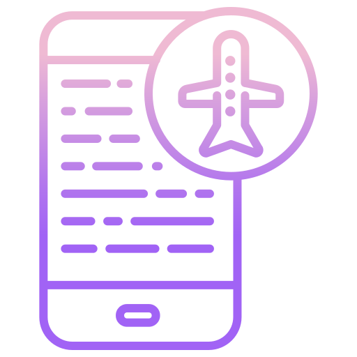 Flight Icongeek26 Outline Gradient icon