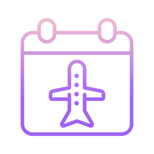 Booking Icongeek26 Outline Gradient icon