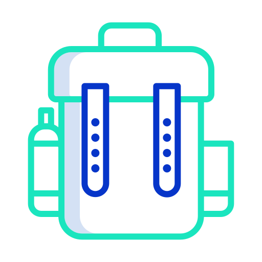 rucksack Icongeek26 Outline Colour icon