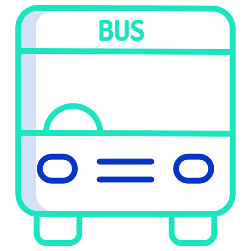 Autobús Icongeek26 Outline Colour icono