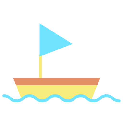 Парусная лодка Icongeek26 Flat иконка