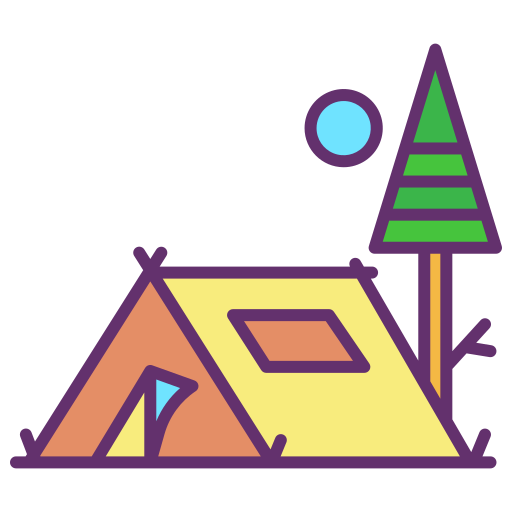 Tent Icongeek26 Linear Colour icon