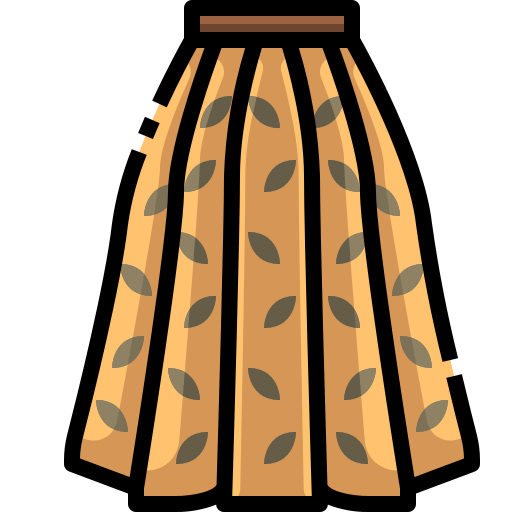 Long skirt Justicon Lineal Color icon