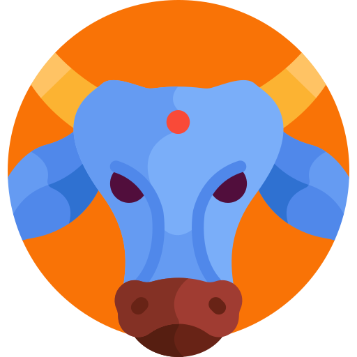 Vaca Detailed Flat Circular Flat icono