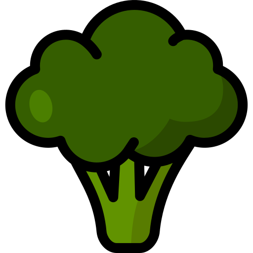 broccoli Generic Outline Color icoon