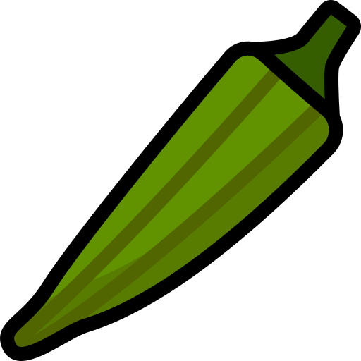 オクラ Generic Outline Color icon