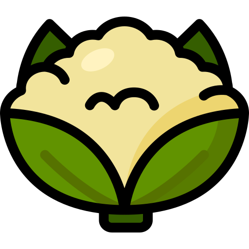 Cauliflower Generic Outline Color icon