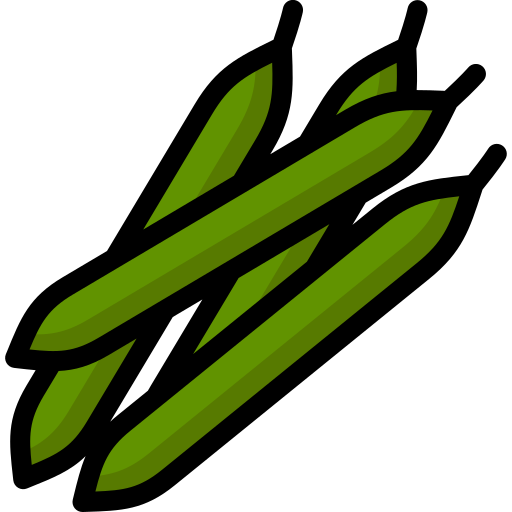 Judías verdes Generic Outline Color icono