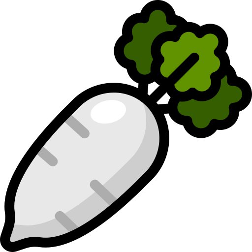 Radish Generic Outline Color icon