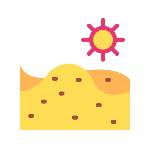 Desert Good Ware Flat icon