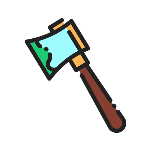 Axe Good Ware Lineal Color icon