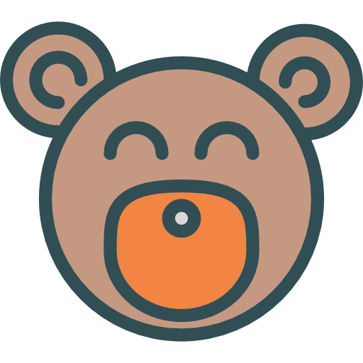 Teddy bear Swifticons Lineal Color icon