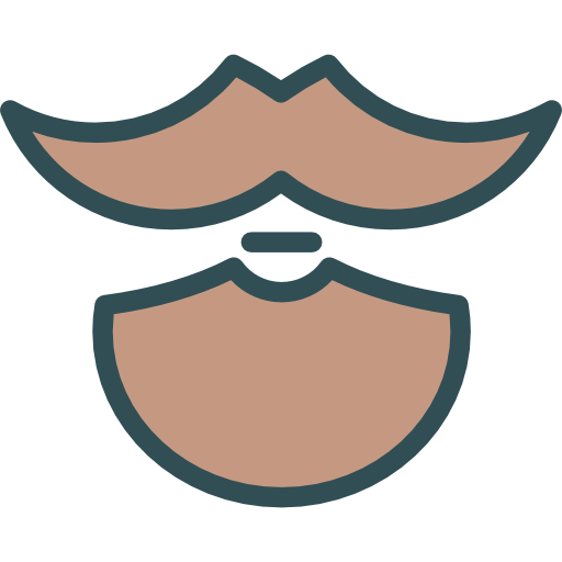 Beard Swifticons Lineal Color icon