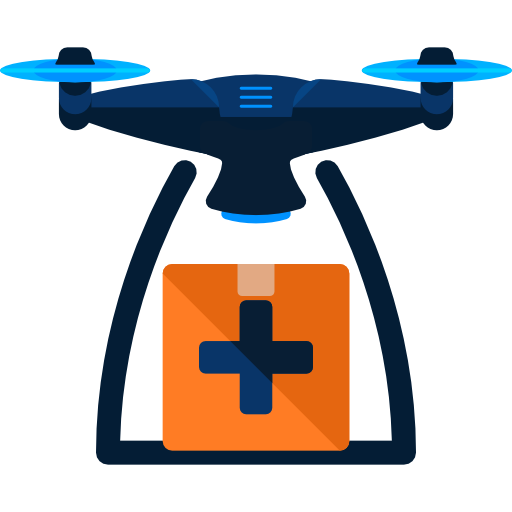 Drone Roundicons Flat icon