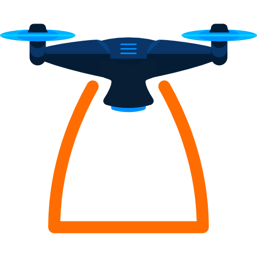 drone Roundicons Flat Icône